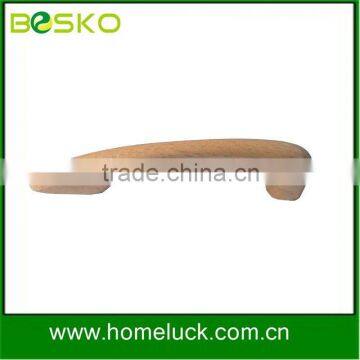 Wood drawer handle