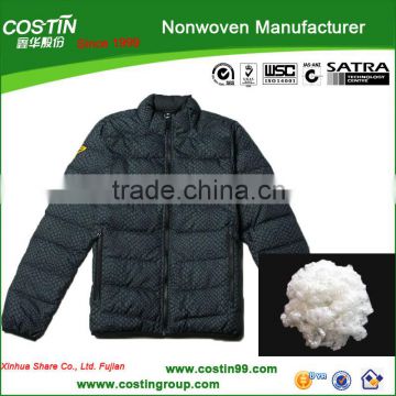 recycled polyestpet staple fiber for filling down jacket