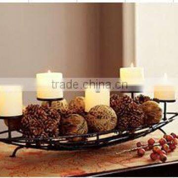 5 candlestick Candelabra with Fruit basket