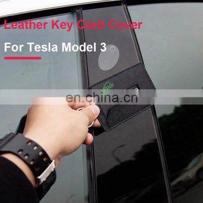 Car Key Card Protective Holders For Tesla Model 3 Key Card Case Protectors For Tesla Accessories photo-3