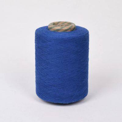 Regenerated Cotton Polyester Melange Colorful Polyester Yarn for Socks Knitting ne16s