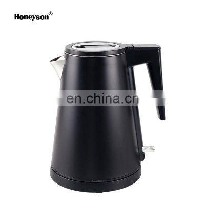 Honeyson New 5 Star Hotel Supplies Luxury Black 0.8L Cordless Electric Kettle photo-3