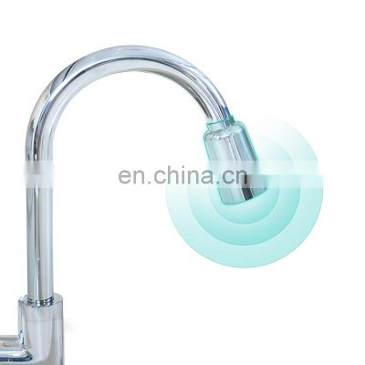 deck mounted automatic faucet with infrared sensor for kitchen sink