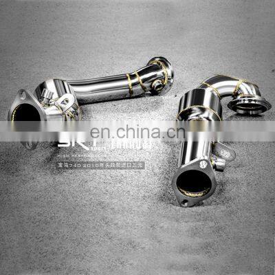 Electric Exhaust Valve for Bmw 7 Series 740 Exhaust System Catback With Quad Double Tip photo-5