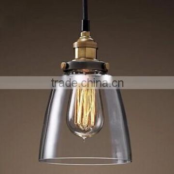 industrial style glass pendant lighting