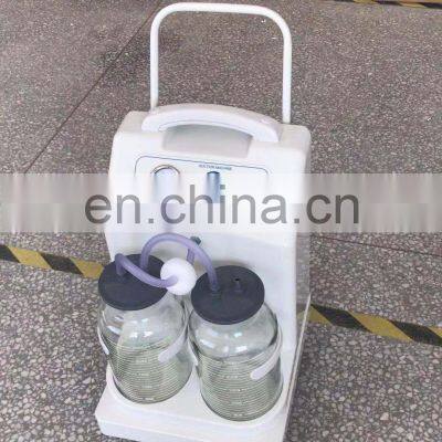 High Quality Portable Medical Electric Suction Apparatus With Two Bottle for Operating Room