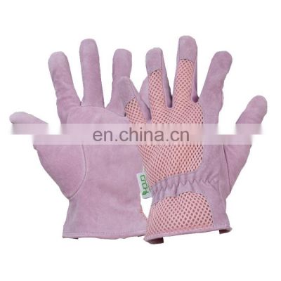 HANDLANDY durable custom working bulk safety hand driving garden leather gloves