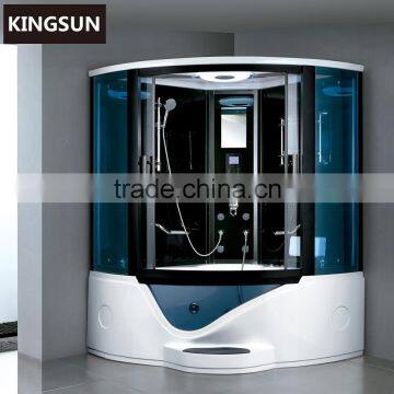 Luxury Fiberglass Door Sliding Open Corner Freestanding Acrylic Steam Room K-7028A