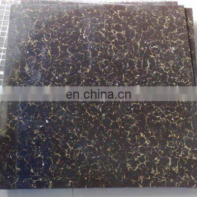 JBN-bathroom Tile Black Virtified Tile Ceramic Bathroom 24x24 Floor Tile photo-5