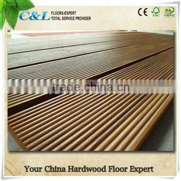 Groove Teak Outdoor Swimming Pool Timber Decking