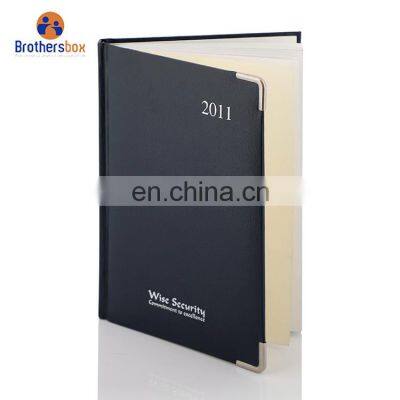 china products black leather notebook journal handmade