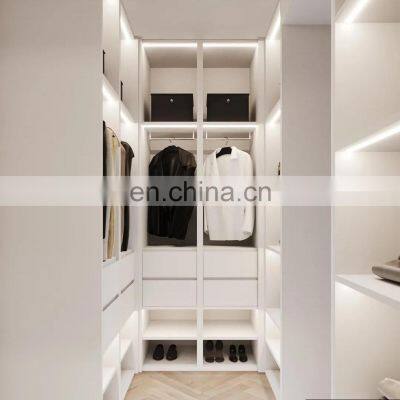 Customized bedroom furniture wardrobe modern closet system walk in closet