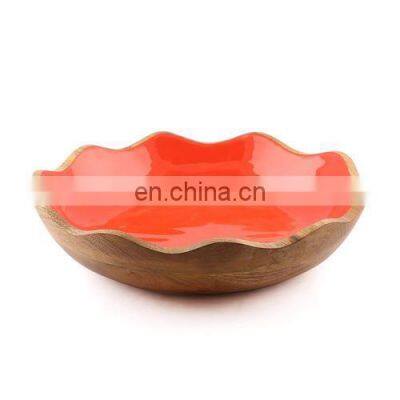 color wooden enamel tray