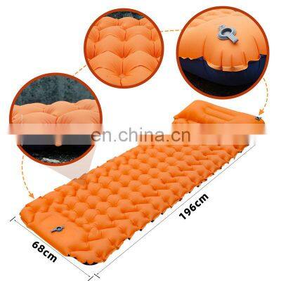 Personalized Outdoor Sleeping Nylon Dirt Free Foldable Bed Floor Inflatable Camping Mat photo-4