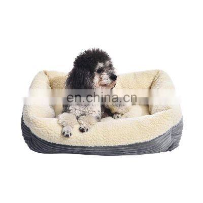 premium donut luxury elevated custom cave folding fancy summer plush cool outdoor summer round dog bed modern