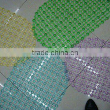 different color thin bathroom pvc mat