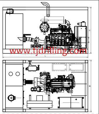 Φ1500mm Hydraulic Casing Extractor With Diesel Engine Power Pack Used for Secant Pile Foundation Work