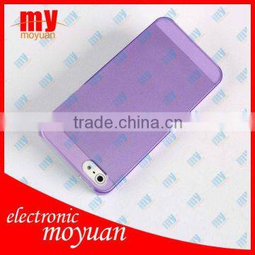 wholesale Ultra thin transparent colorful case for iphone 5 accept payal/TT