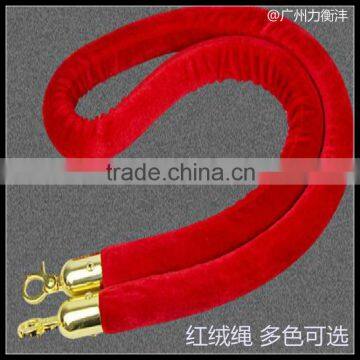 Hangging Rope With Silver Hook For Barriers at Hotel