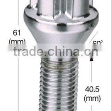 wheel lug 10.9 grade 6 spline lock bolt