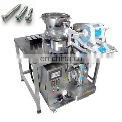 Automatic vertical pouch 3 discs screw packing machine for screw