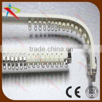Using Hand curved curtain rail bending drapery track