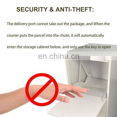 Lockable Anti-Theft for Porch Outdoor Mail Box - Mail Vault for Home Office Hotel Apartment photo-5