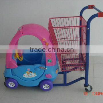 children shopping cart trolley with baby child seat