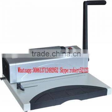 NanBo EC8702 Factory Cheapest Price Manual Punch Electric Bind Plastic Single Spiral Binding Machine photo-4