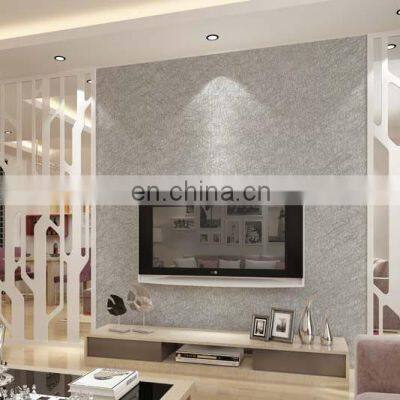 Gray Slver 200 inch living room adhesive modern wall paper wallpaper bedroom decor