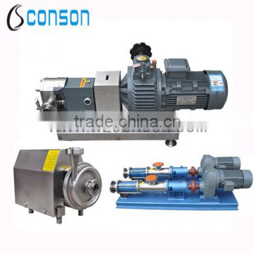 304 and 316 stainless steel food grade pumps