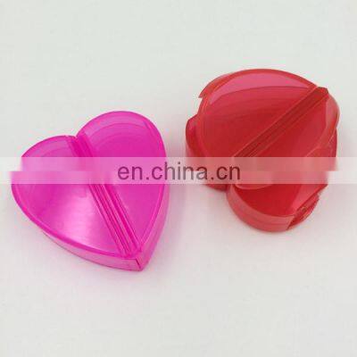 New Eco Friendly Rotatable Small Pill Box Heart Smart Pill Box