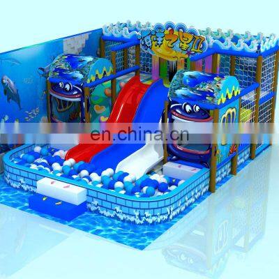 Wholesale kids wooden indoor soft playground used for preschool