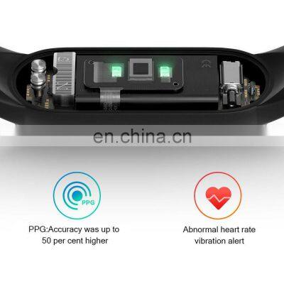 Original GLOBAL Mi Band 5 Wristband 4 Color Heart Rate Fitness Tracker BT Sport Bracelet Screen Miband 5 photo-3