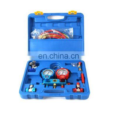 CT-536 ALC Aluminum Manifold Gauge Set HVAC Refrigeration System Auto Air Conditioner AC Charging R134A R502 R410A Manifold ac photo-3