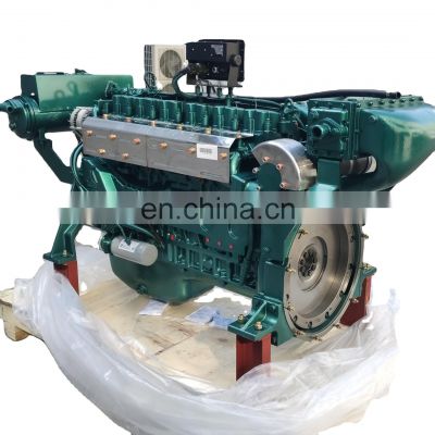 brand new watercooled 240kw 2100rpm 6 Cylinders Sinotruk Wd615  WD615.46C01N Series Marine Diesel Engine