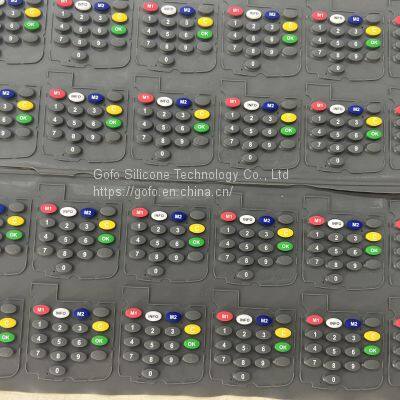 Manufacturer Silicone Button For POS 16 Buttons Wholesales