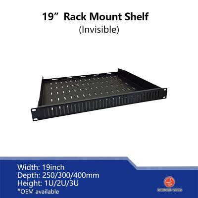 19inch Rack Mount Invisible Shelf Vented Cabinet Shelf Fits 19”network rack