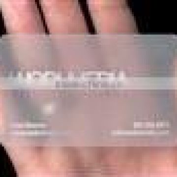 transparent plastic business cards