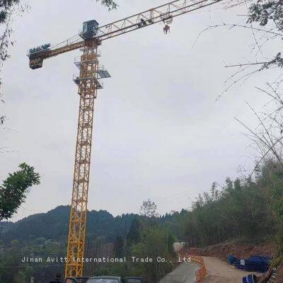 5tons QTZ63(5013) Topless Tower Crane Split Mast Sections 30m Free Height Max. Load photo-3