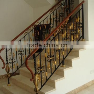 GYD-15Ba103 Elderly Indoor Iron Handrail roof deck railing