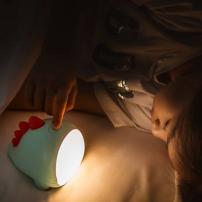 Yarrae Rechargeable Cute Dinosaur LED Nursery Night Light For Kids Sleep Light photo-3