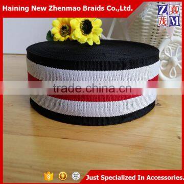 Custom flat polyester webbing for sandals