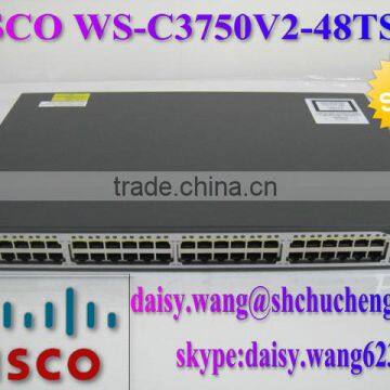 ip base switch Cisco original Catalyst 3750V2 WS-C3750V2-48TS-S 48 10/100 + 4 SFP IP Base