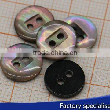 Bespoke Raw Brown Lip Shell Button for Coat photo-2