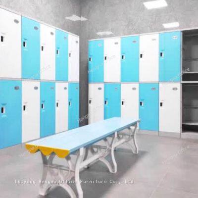 Armário de armazenamento resistente de plástico ABS para crianças, escritórios e instalações públicas. Armário para piscina multicolorido photo-2