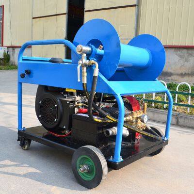 High Pressure 200bar Diesel Jet Drain Cleaning Machine 50L/min 400mm Sewer Drain Pipe Cleaner New Condition