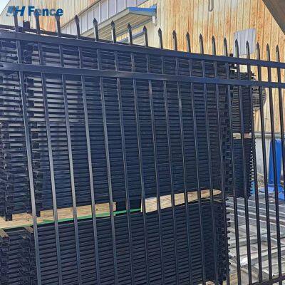 Customized Steel Tubular Panel Fencing Powder Coated Eco-Friendly Low Maintenance Rodent Proof Waterproof for Outdoor Garden photo-6
