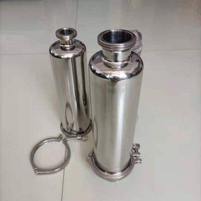 304 Stainless Steel Milk Pump Loading Filter With Quick-connect Threaded Joints Dn40 and Dn50, in Stock photo-4