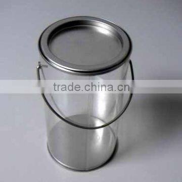 PVC round tin can